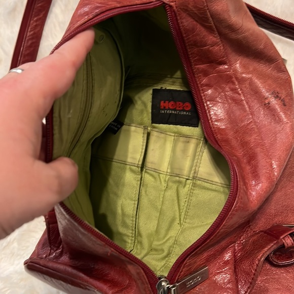 VTG 90’S HOBO BACKPACK LEATHER - Picture 11 of 16